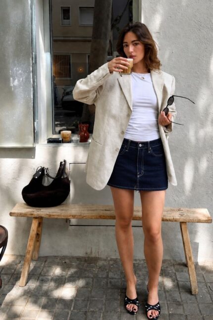 FALDA SHORT DENIM